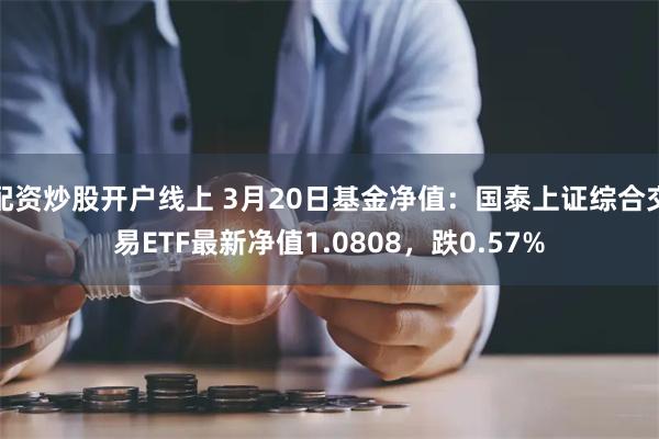 配资炒股开户线上 3月20日基金净值：国泰上证综合交易ETF最新净值1.0808，跌0.57%